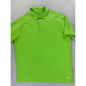 Nike Dri Fit Performance Short Sleeve‎ Golf Polo Shirt (Men's XXL) Green